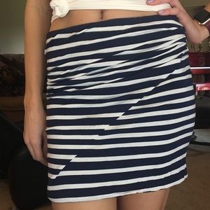 Cabi Two Way Top/Skirt navy /white